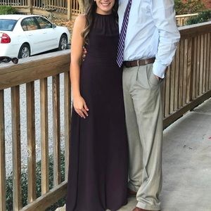 Bill Levkoff bridesmaid Dress in plum